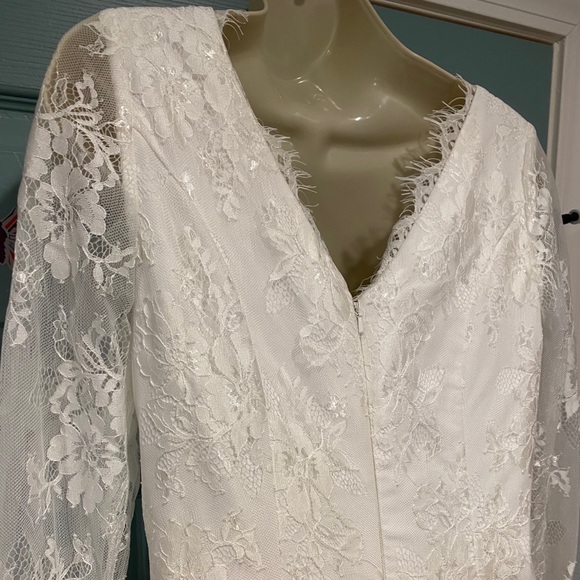 Ivory Lace Wedding dress - Picture 11 of 12